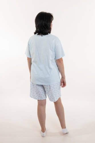Пижама жен.(футболка,брюки пиж.укор.) В208367 СВИТАНОК трикотаж оптом