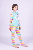 Пижама для дев.(фуфайка+брюки пиж.) Р202695