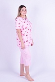Пижама жен.(фуфайка+брюки пиж.укор.) В256281
