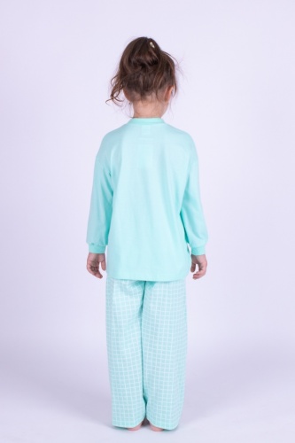 Пижама для дев.(фуфайка+брюки пиж.) В203830 СВИТАНОК трикотаж оптом