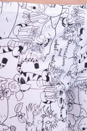 Пижама жен.(фуфайка+брюки пиж.укор.) Д206359 Д206359 СВIТАНАК трикотаж оптом