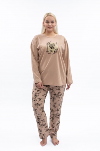 Комплект жен.(футболка,брюки) В201042 В201042 СВIТАНАК трикотаж оптом