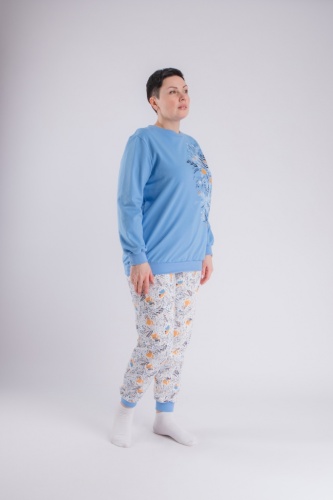 Пижама жен.(фуфайка+брюки пиж.) Р223305 СВИТАНОК трикотаж оптом