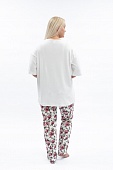 Пижама жен.(футболка,брюки пижам.) В219376