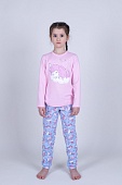 Пижама для дев.(фуфайка+брюки пиж.) В214839